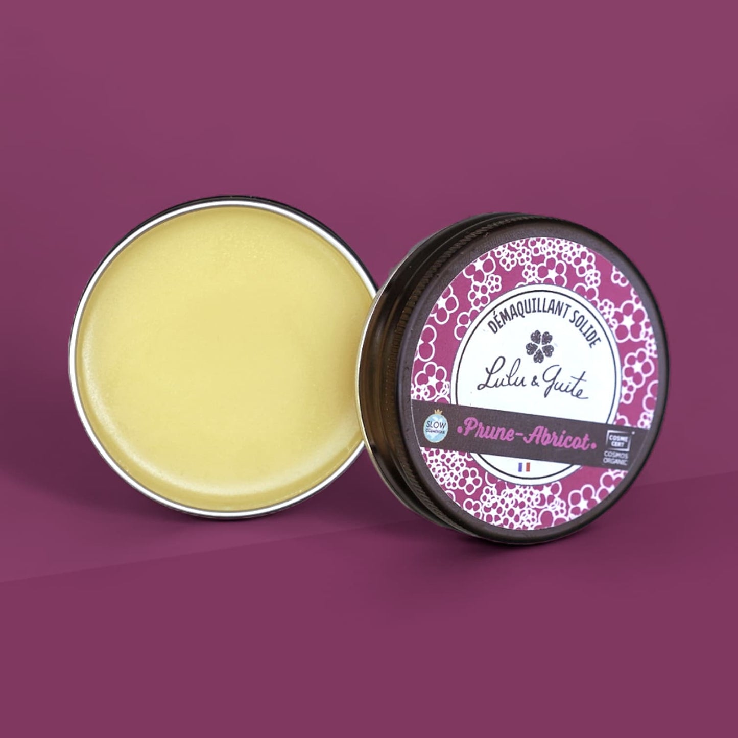 Démaquillant solide visage et yeux Lulu & Guite, certifié Bio, laisse une peau propre, hydratée, débarrassée des impuretés et du maquillage