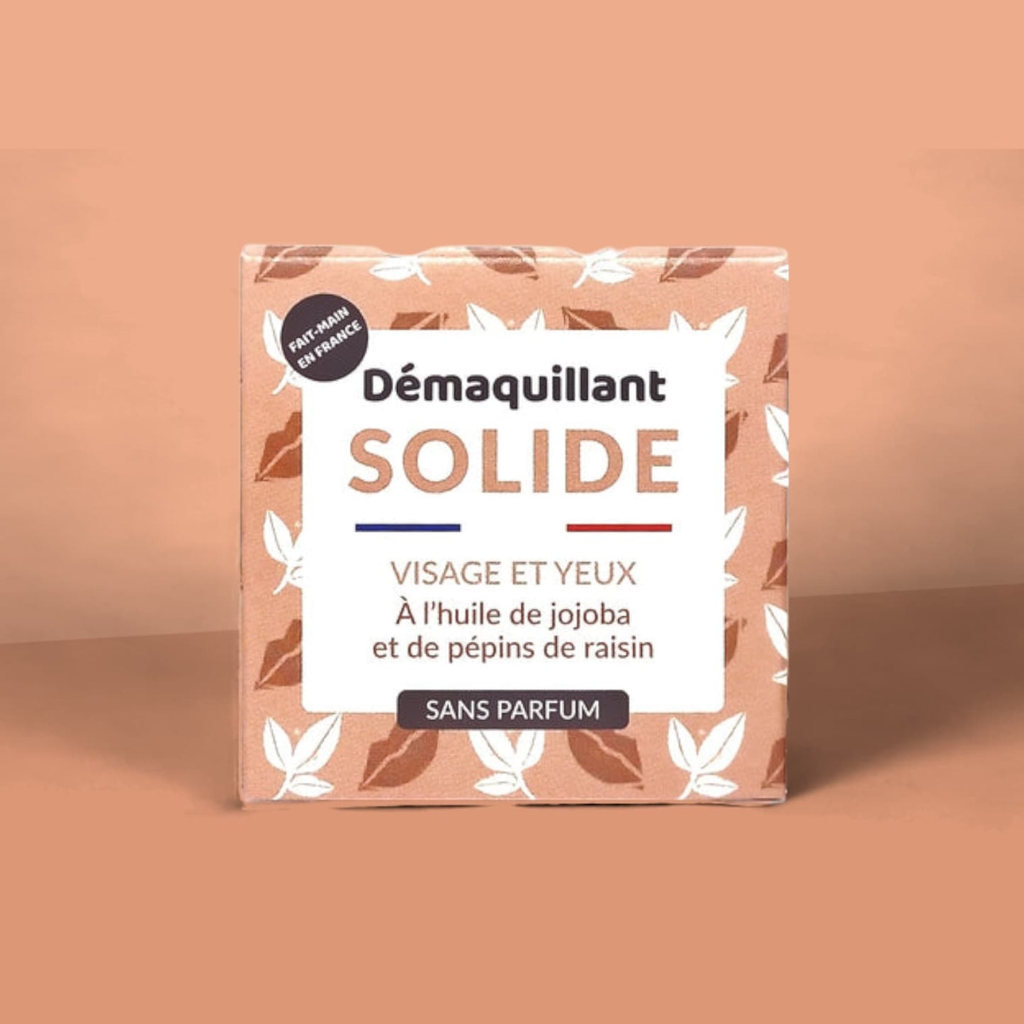Démaquillant solide visage et yeux Lamazuna, certifié Bio COSMOS Organic, retire sans effort les maquillages tenaces et waterproof