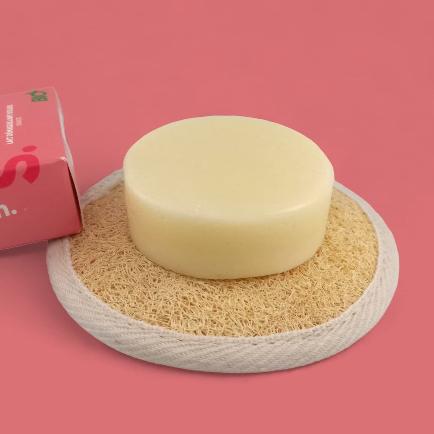 Démaquillant solide visage et yeux Superbon, certifié Bio, démaquille efficacement le visage, prend soin de toutes les peaux