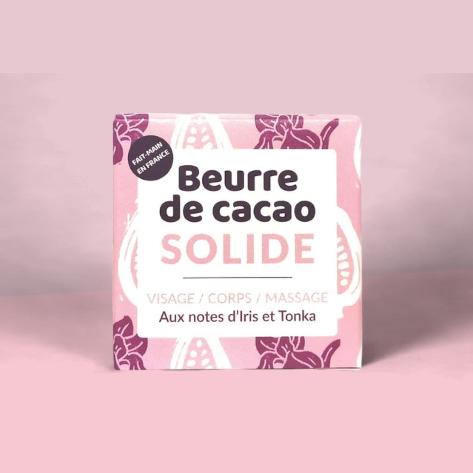 Baume corps et visage Lamazuna, enrichi en beurre de cacao aux notes délicieuses d’iris et de tonka