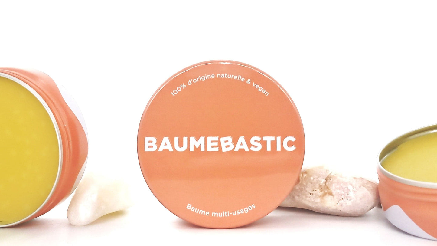 Baume visage corps, soin Baumebastic de la marque Superbon, aux actifs végétaux hautement hydratants et régénérants