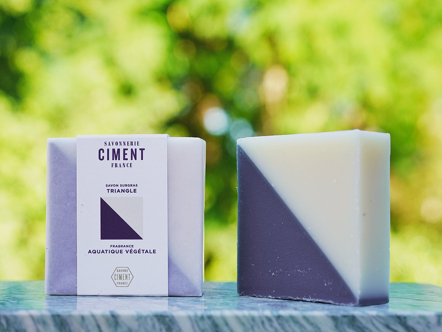 Savon surgras Triangle - Ciment